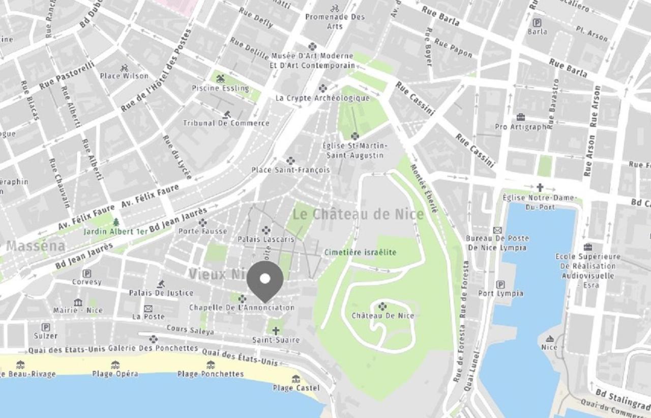 Aparthotel Riviera - Loft Gilly 1 - Old Town - 100 M Plage De La Promenade Des Anglais - Superbe Grand Studio Ac نيس المظهر الخارجي الصورة